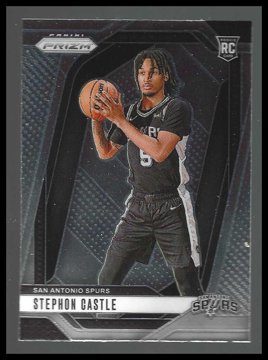 2024-25 Panini Prizm #234 Stephon Castle San Antonio Spurs Rookie