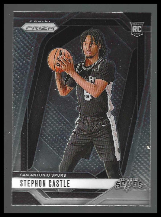 2024-25 Panini Prizm #234 Stephon Castle San Antonio Spurs Rookie