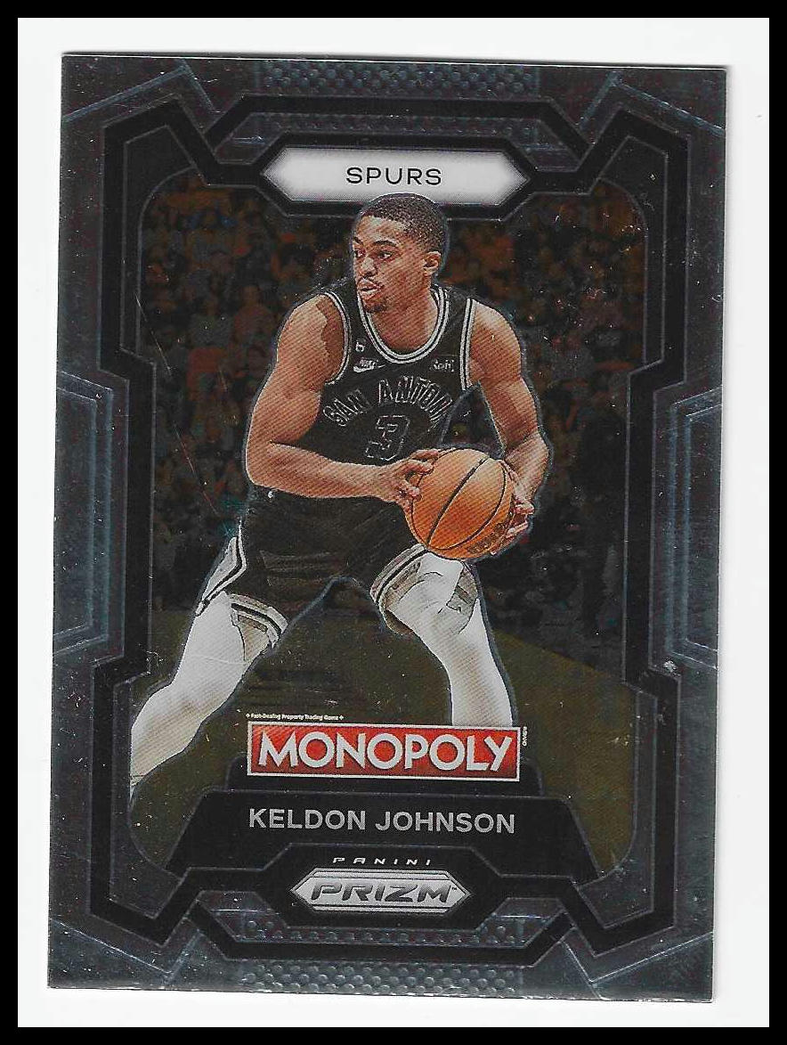 2023-24 Panini Prizm Monopoly #79 Keldon Johnson San Antonio Spurs