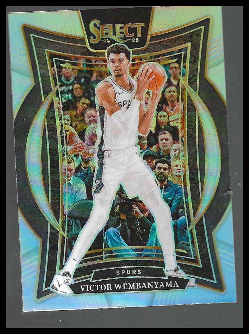 2024-25 Panini Select #9 Victor Wembanyama Silver Prizm San Antonio Spurs