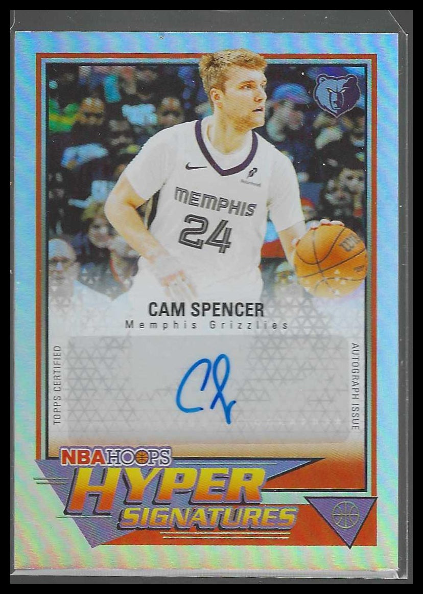 2025-26 NBA Hoops Hyper Signatures #HHS-CS Cam Spencer