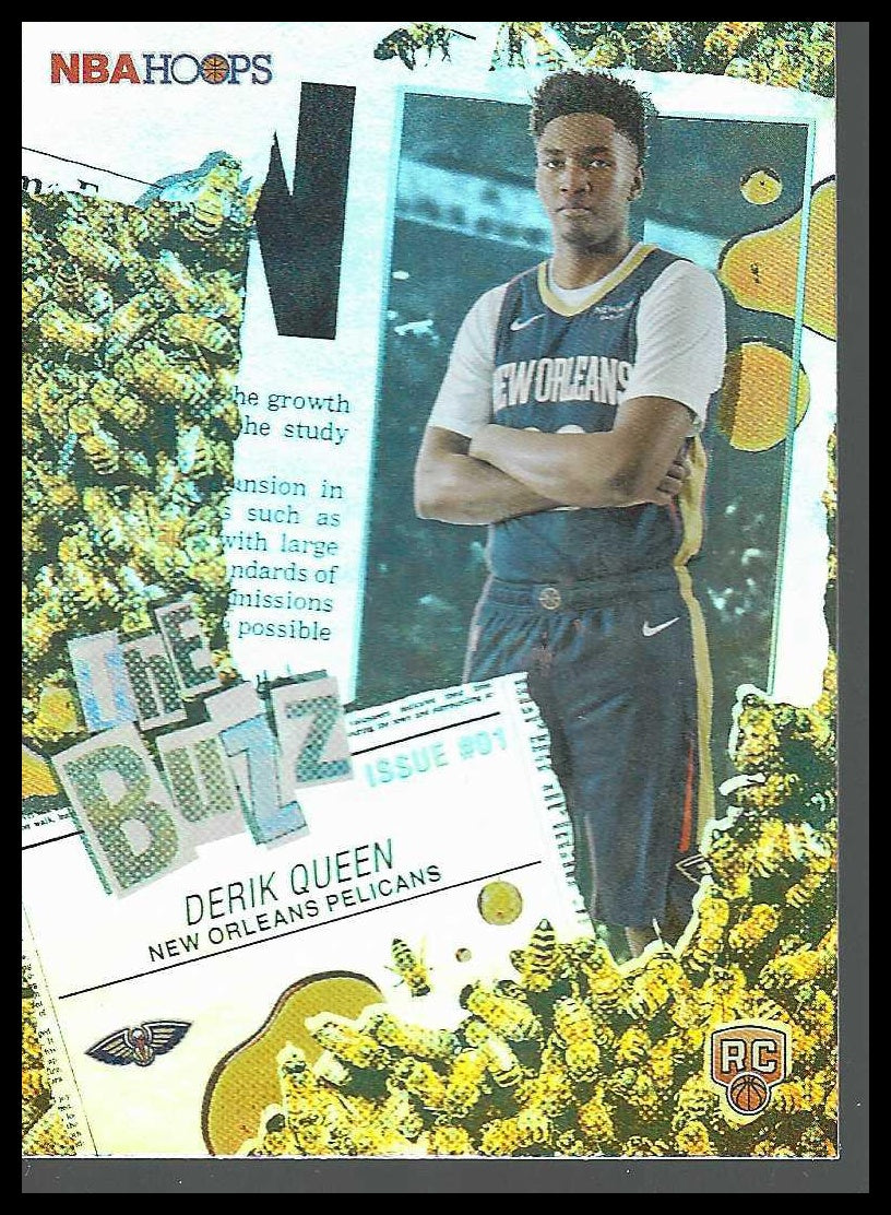 2025-26 Topps NBA Hoops #TB-13 Derik Queen RC The Buzz Foil Insert Pelicans