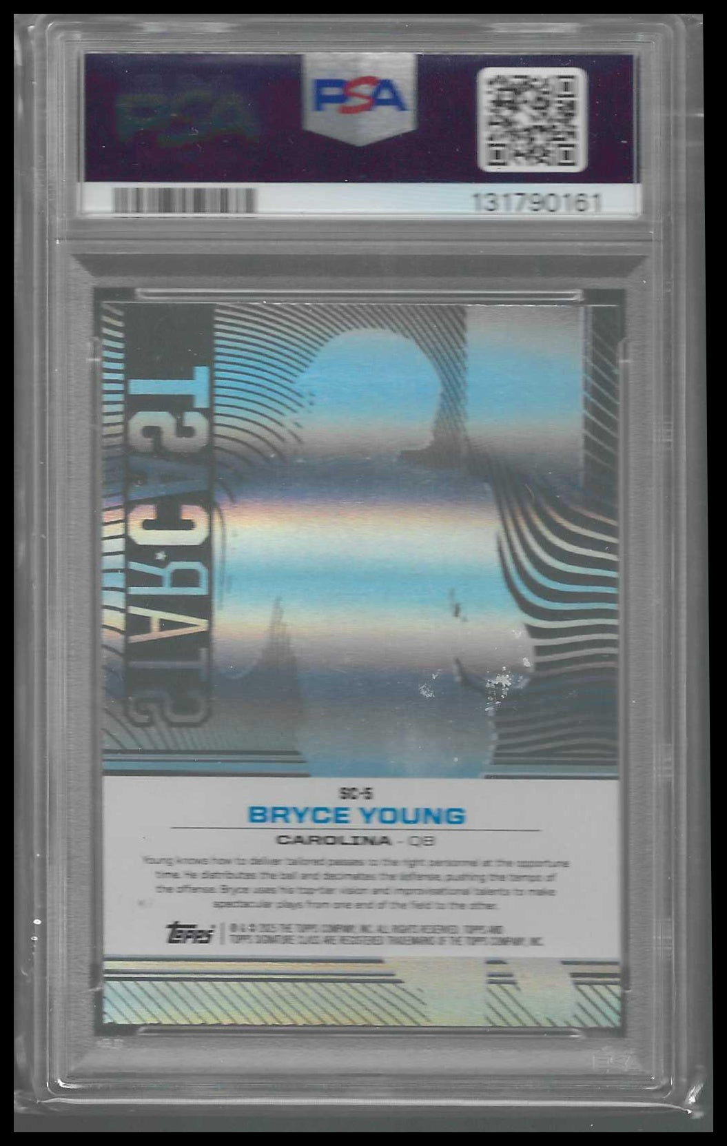 2024 Topps Signature Class Star Cast #SC-5 Bryce Young PSA 9