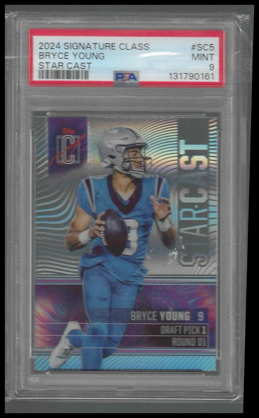 2024 Topps Signature Class Star Cast #SC-5 Bryce Young PSA 9