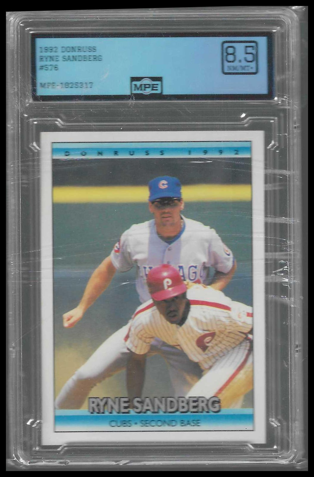 1992 Donruss #576 Ryne Sandberg MPE 8.5