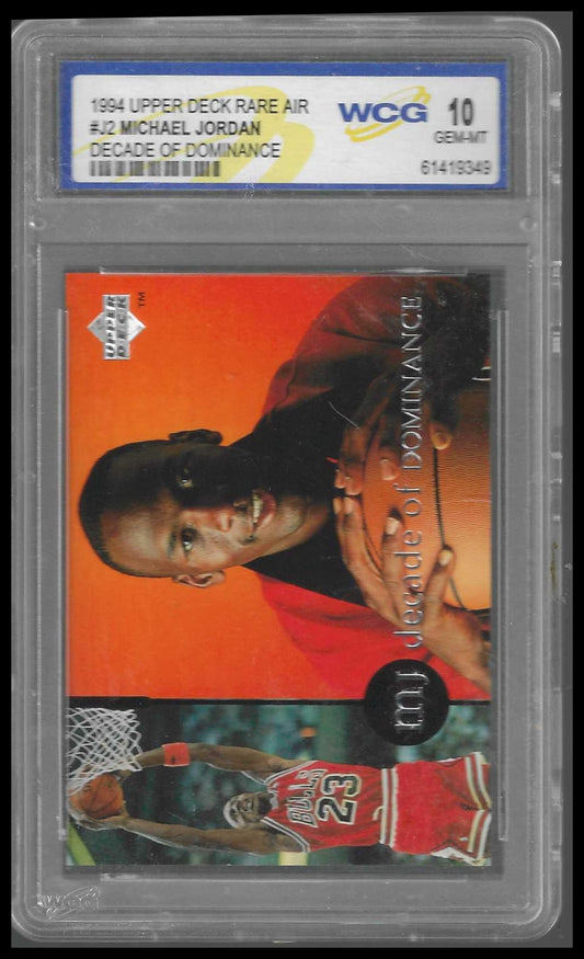 1994 Upper Deck Rare Air Decade of Dominance #J2 Michael Jordan WCG GEM-MT 10