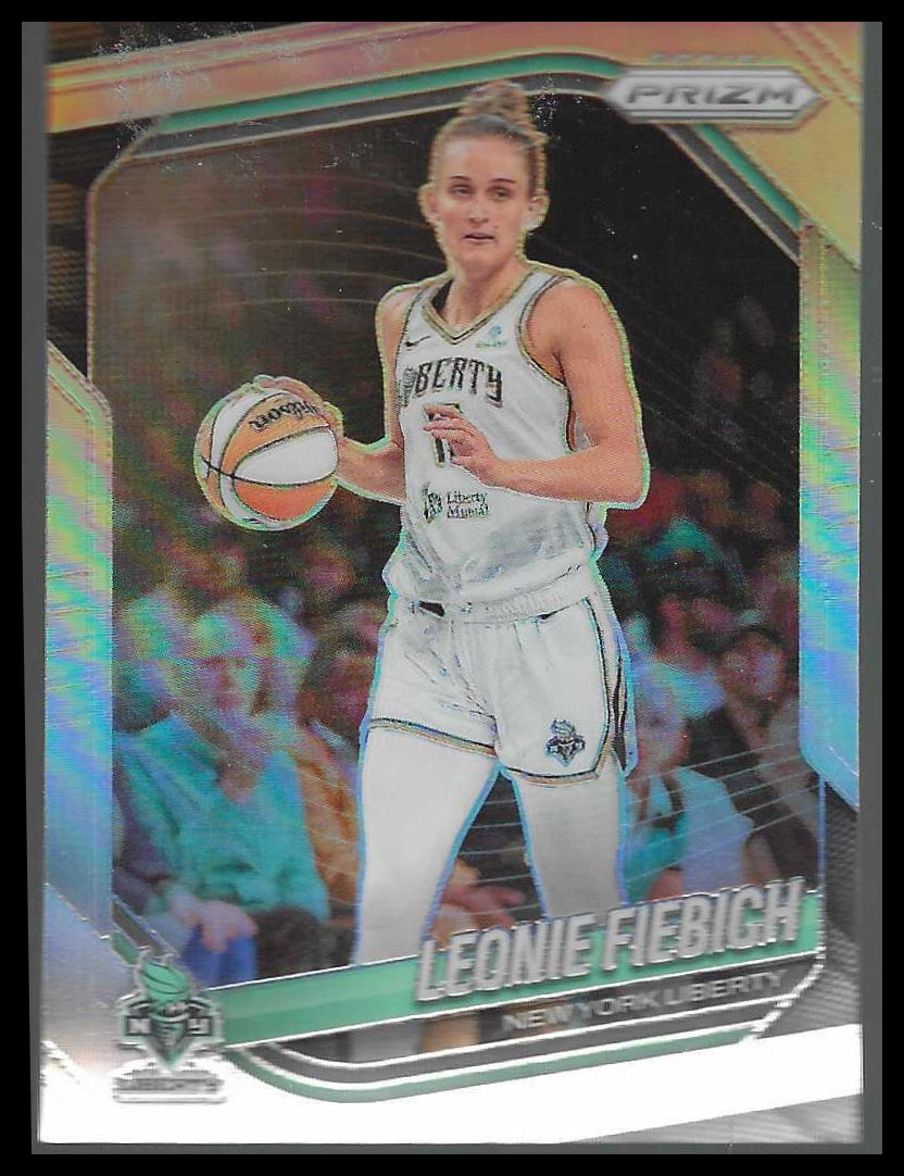 2025 Panini Prizm WNBA Silver Prizms #74 Leonie Fiebich