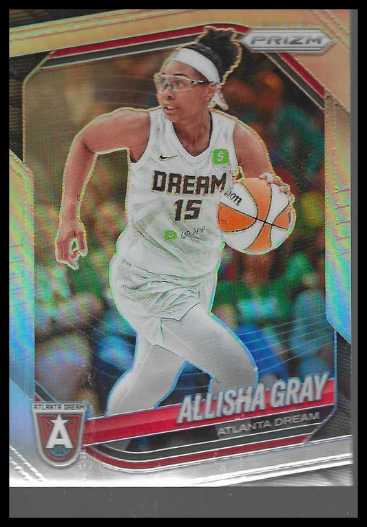 2025 Panini Prizm WNBA Silver Prizms #16 Allisha Gray