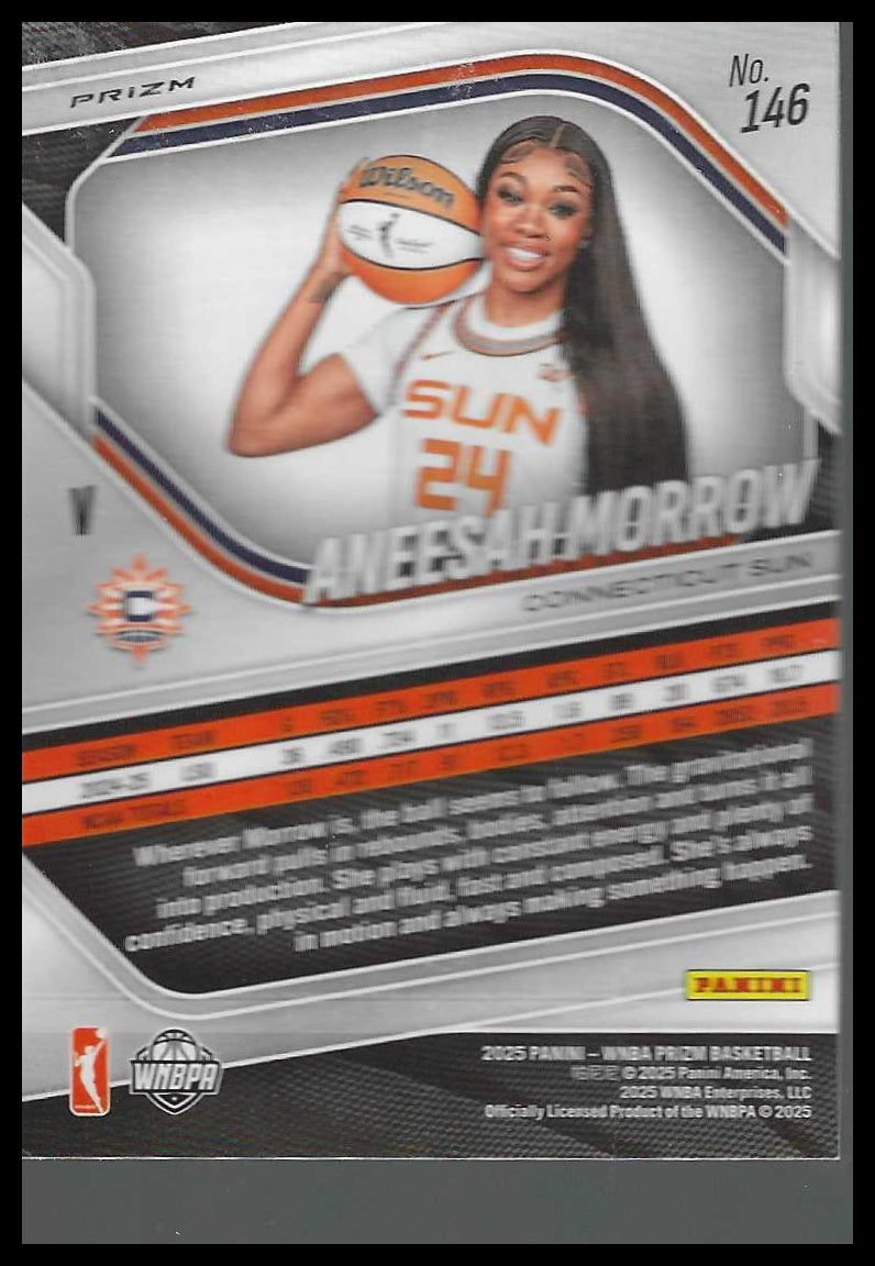 2025 Panini Prizm WNBA Ice Prizms #146 Aneesah Morrow
