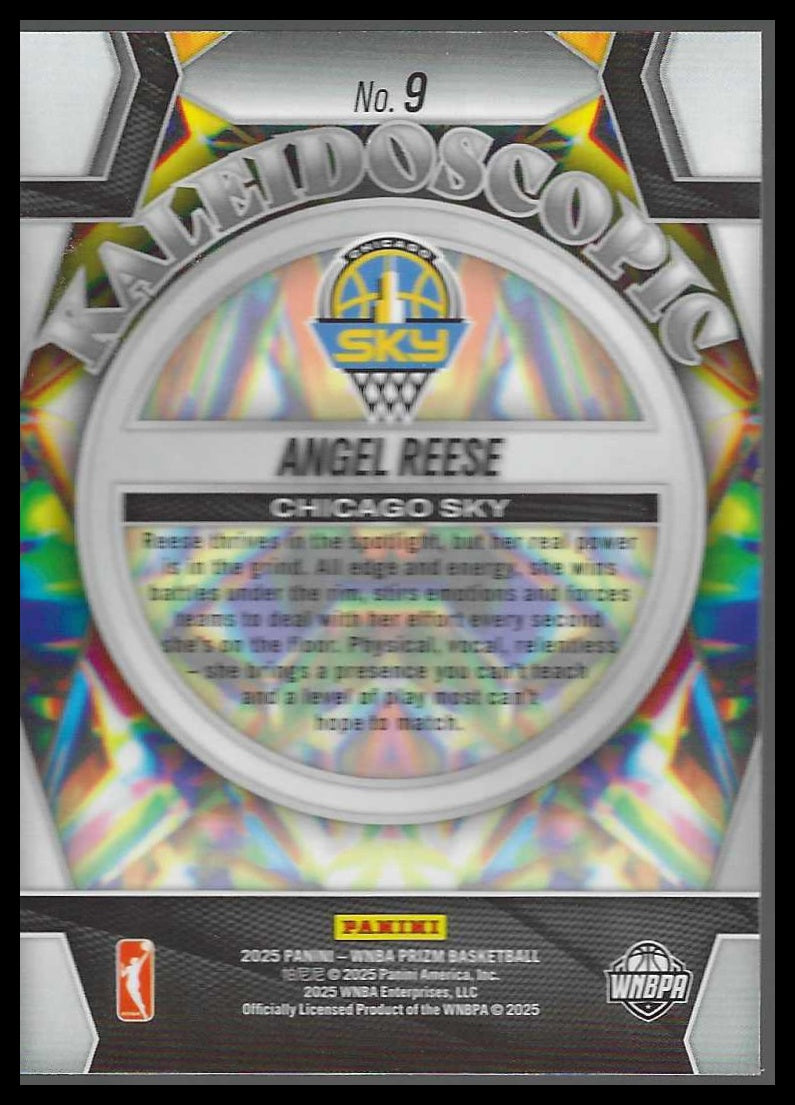 2025 Panini Prizm WNBA Kaleidoscopic #9 Angel Reese