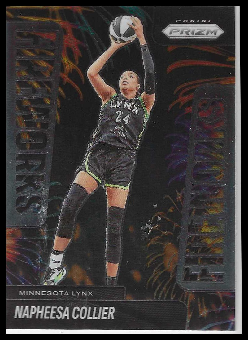 2025 Panini Prizm WNBA Fireworks #7 Napheesa Collier