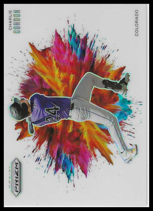 2025 Panini Prizm Color Blast #3 Charlie Condon