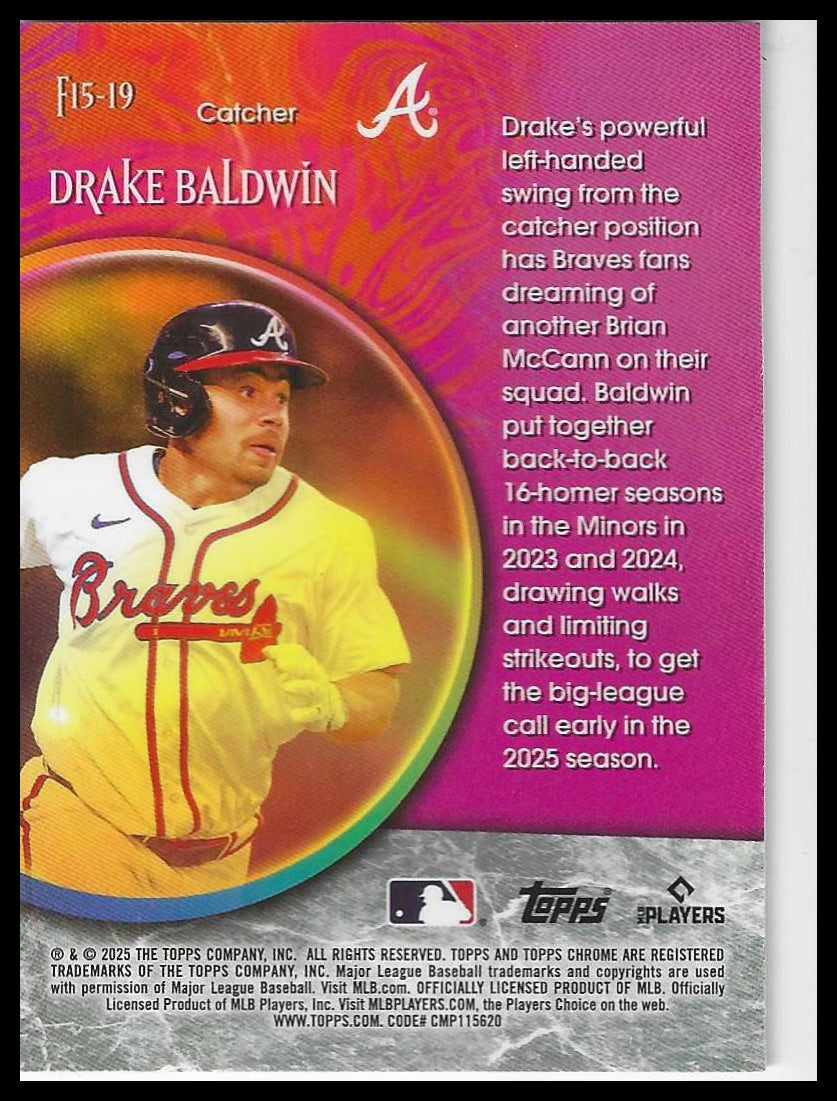 2025 Topps Chrome Update Fortune 15 #F15-19 Drake Baldwin