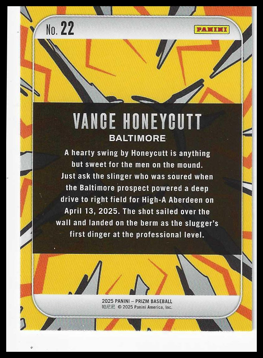 2025 Panini Prizm Dingers! #22 Vance Honeycutt