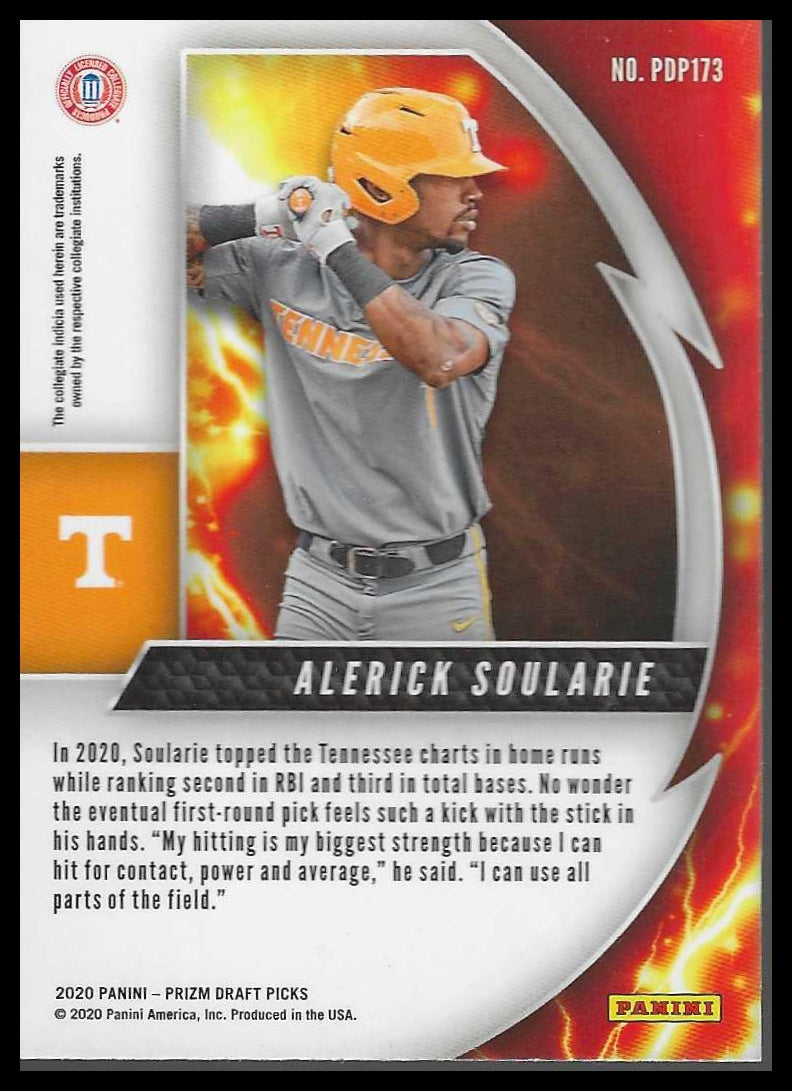 2020 Panini Prizm Draft Picks #PDP173 Alerick Soularie