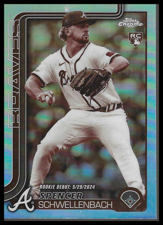 2025 Topps Chrome Update Sepia Refractors #USC132 Spencer Schwellenbach
