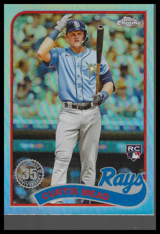 2024 Topps Chrome 1989 Topps Baseball 35th Anniversary #89CB-20 Curtis Mead