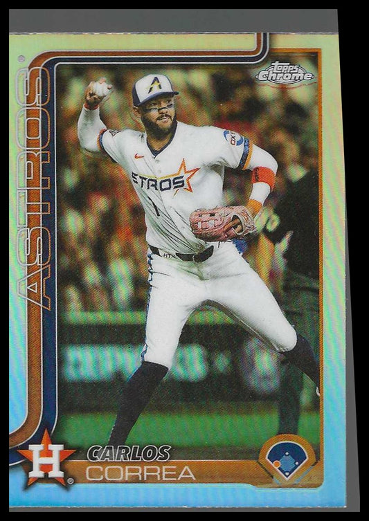 2025 Topps Chrome Update Refractors #USC164 Carlos Correa