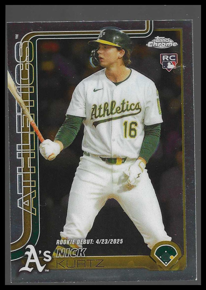 2025 Topps Chrome Update #USC178b Nick Kurtz