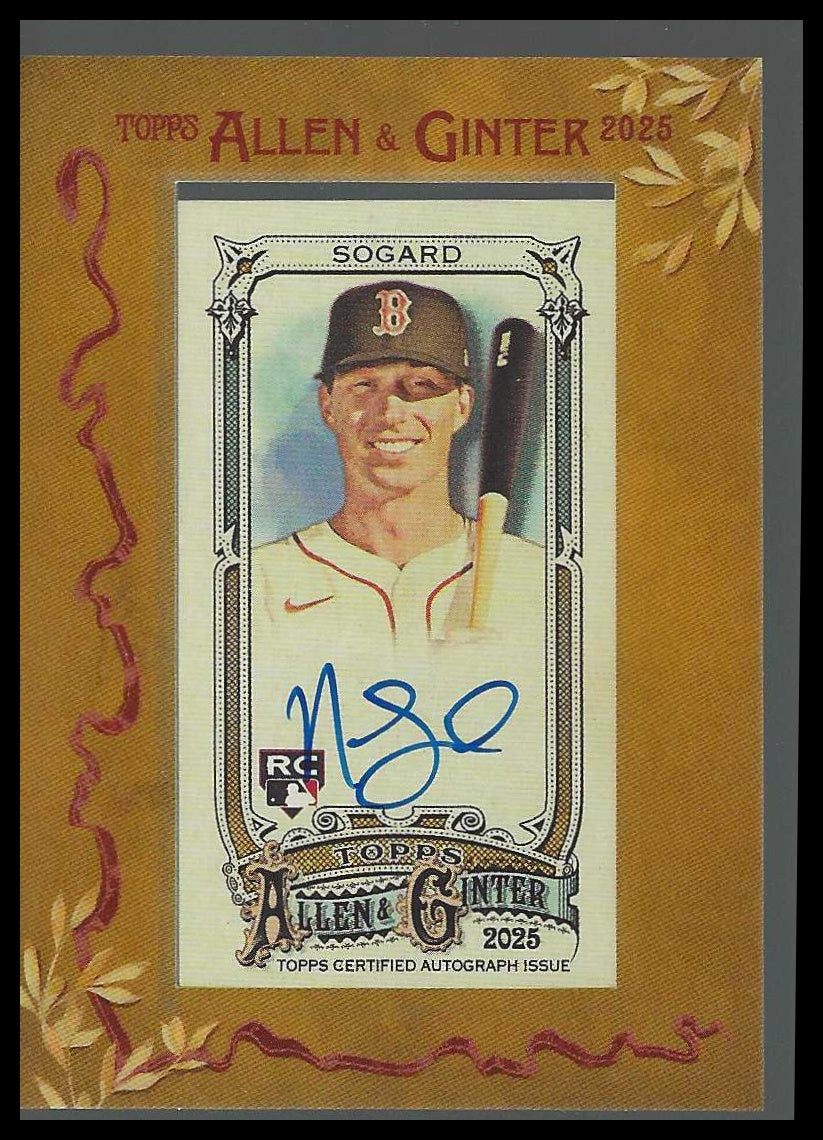 2025 Topps Allen & Ginter - Framed Mini Autograph Nick Sogard #MA-NS Auto