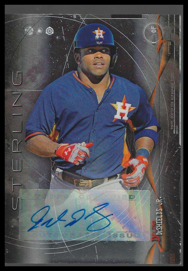 2014 Bowman Sterling Prospect Autographs #BSPA-DDE Delino DeShields Jr.