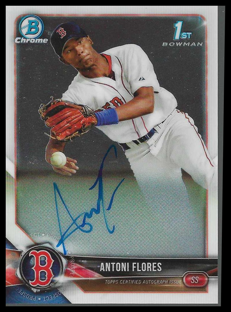 2018 Bowman Chrome Prospects Autographs #BCPA-AF Antoni Flores