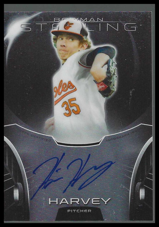 2013 Bowman Sterling Prospect Autographs #BSAP-HH Hunter Harvey