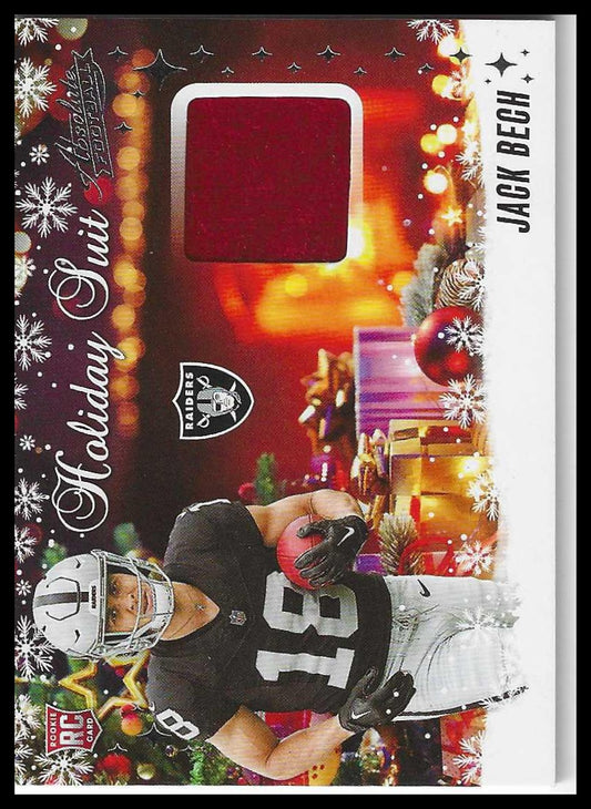 2025 Panini Absolute Holiday Suit #HS-JBH Jack Bech