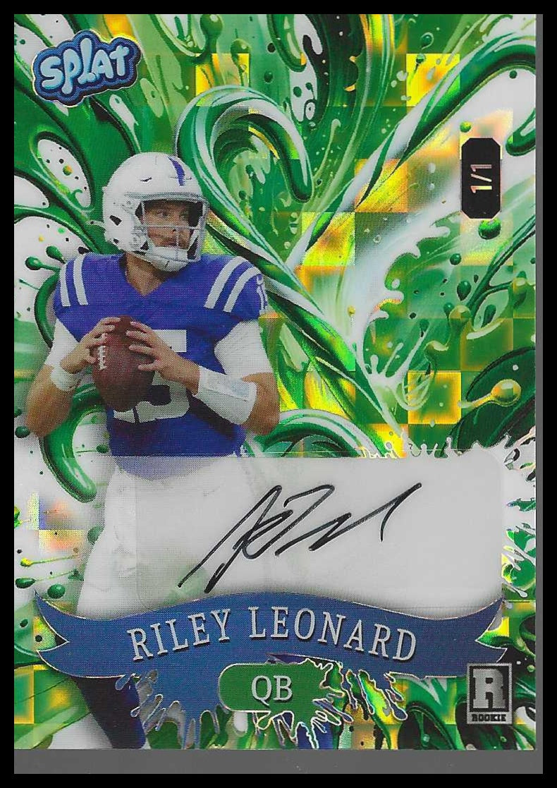 2025 Wild Card Splat AUTO Holiday Pandora #SCFCCa-RLA Riley Leonard #1/1 SSP