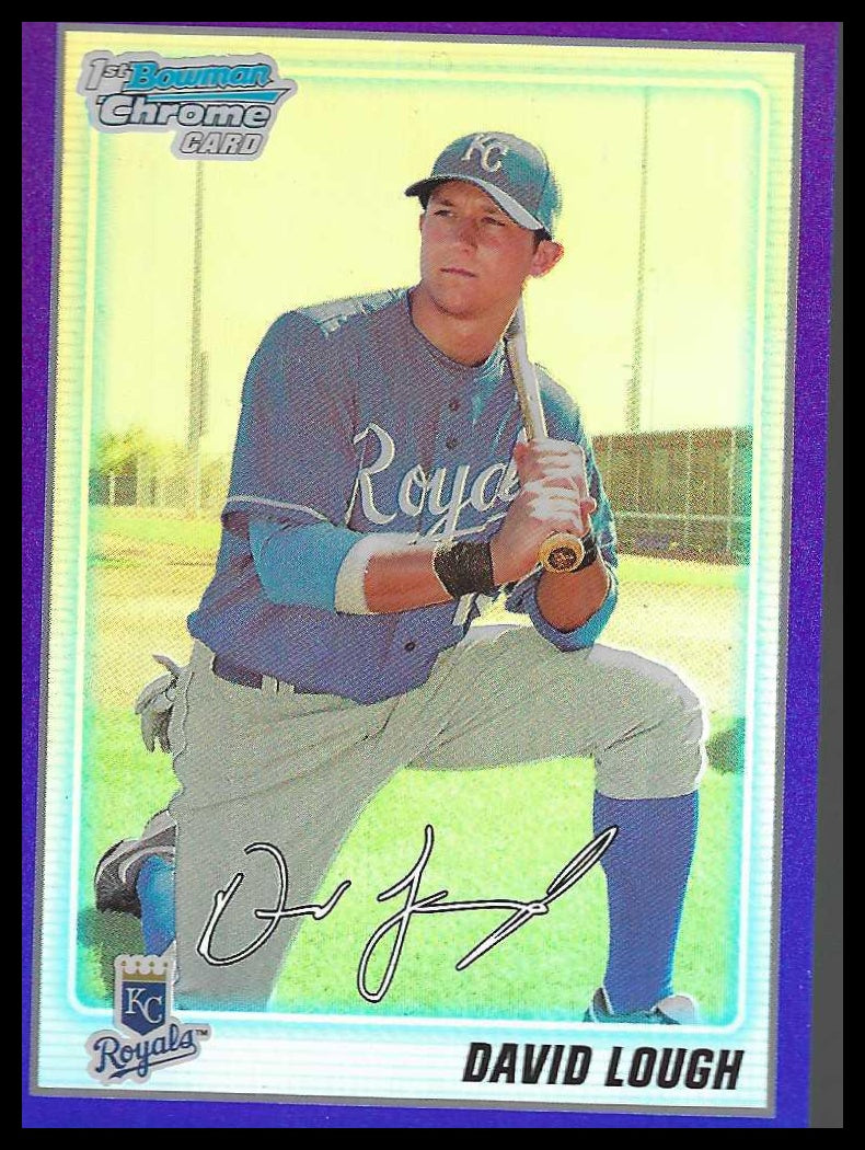 2010 Bowman Chrome Prospects Purple Refractors #BCP107 David Lough #727/999