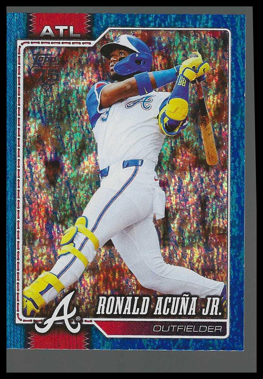 2026 Topps Blue Holo Foil #50 Ronald Acuña Jr.