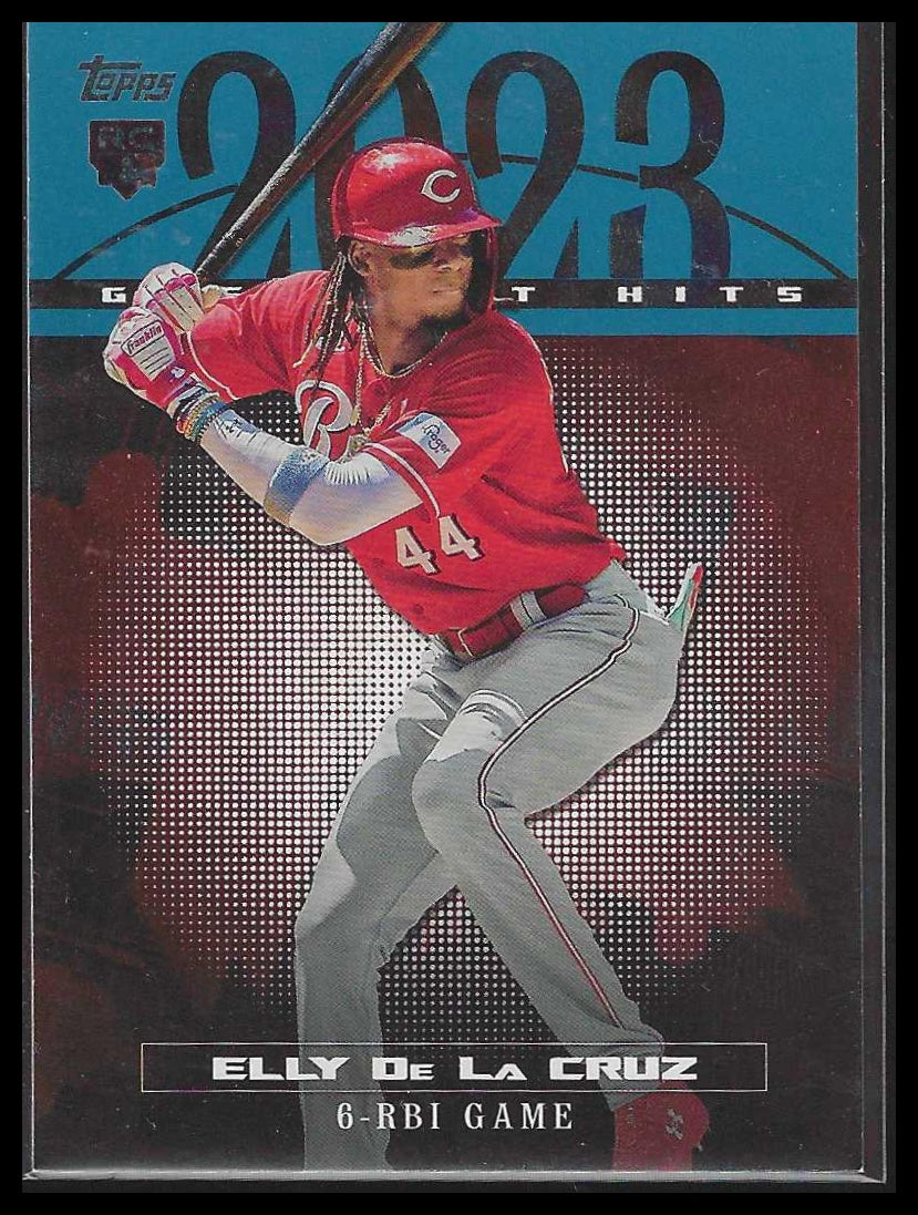 2024 Topps 2023 Greatest Hits Blue #23GH-25 Elly De La Cruz
