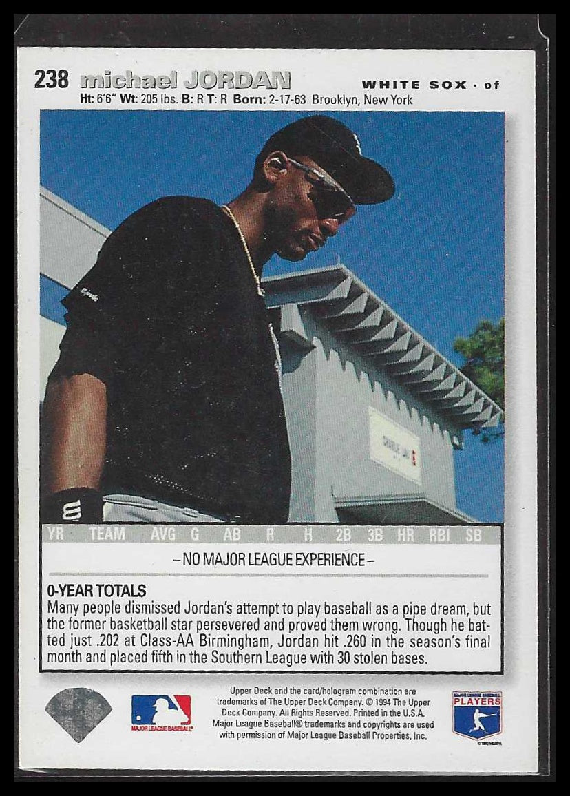 1995 Collector's Choice SE Silver Signature #238 Michael Jordan