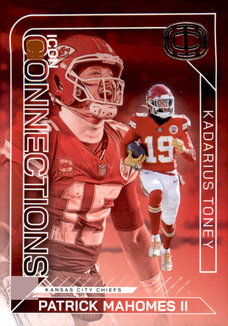 2025 Mahomes Icon Collection  Icon #IC-13 Patrick Mahomes II Kadarius Toney