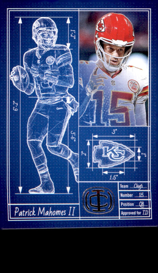 2025 Panini Mahomes Icon Collection - Touchdown Architect Patrick Mahomes #TA-13