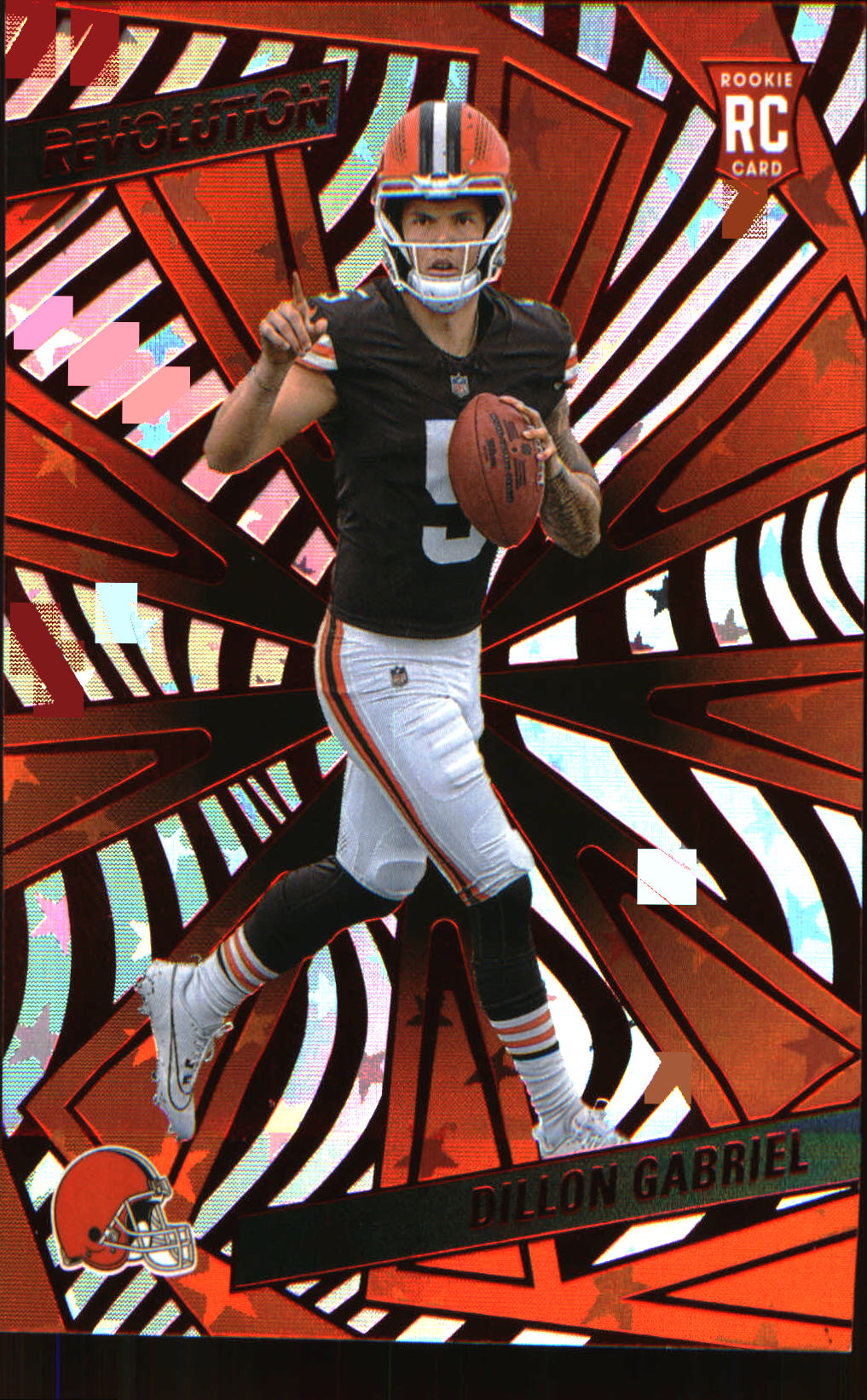 2025 Panini Revolution Red Astro #222 Dillon Gabriel