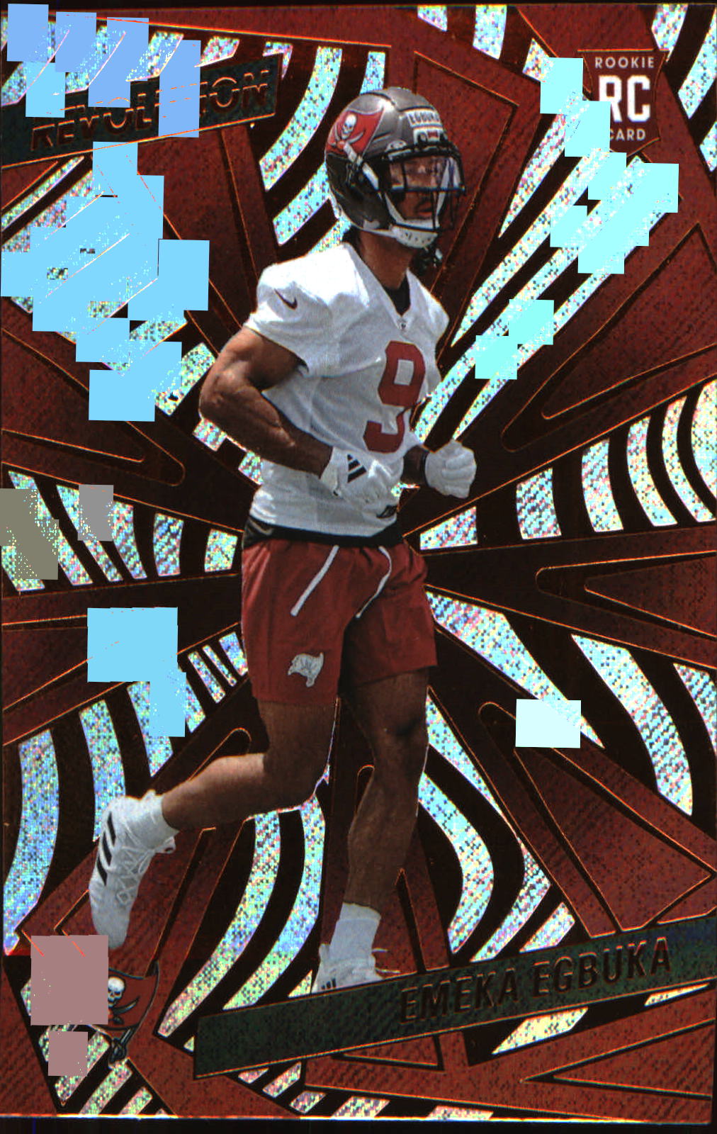 2025 Panini Revolution Red Cosmo #211 Emeka Egbuka