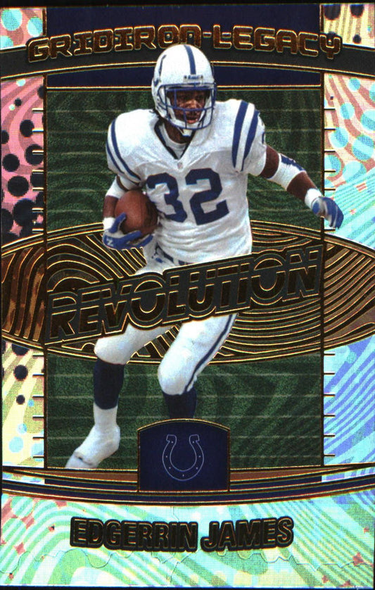 2025 Panini Revolution Gridiron Legacy #13 Edgerrin James