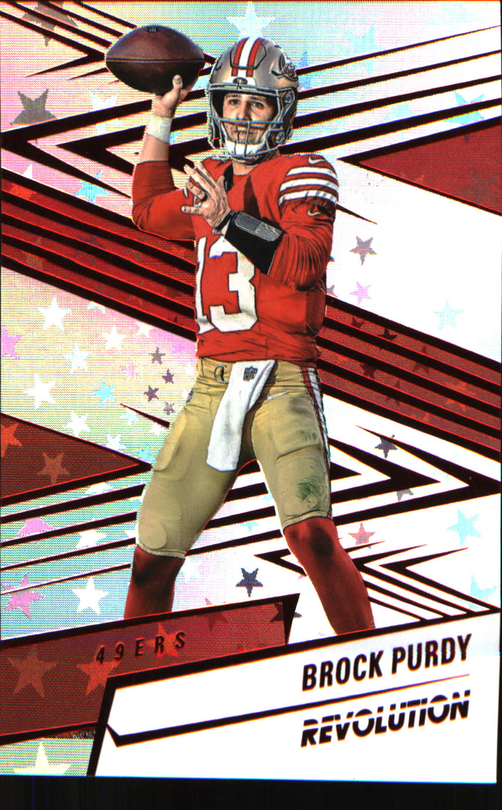 2025 Panini Revolution Red Astro #150 Brock Purdy