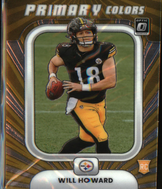 2025 Donruss Optic Rookie Primary Colors #13 Will Howard