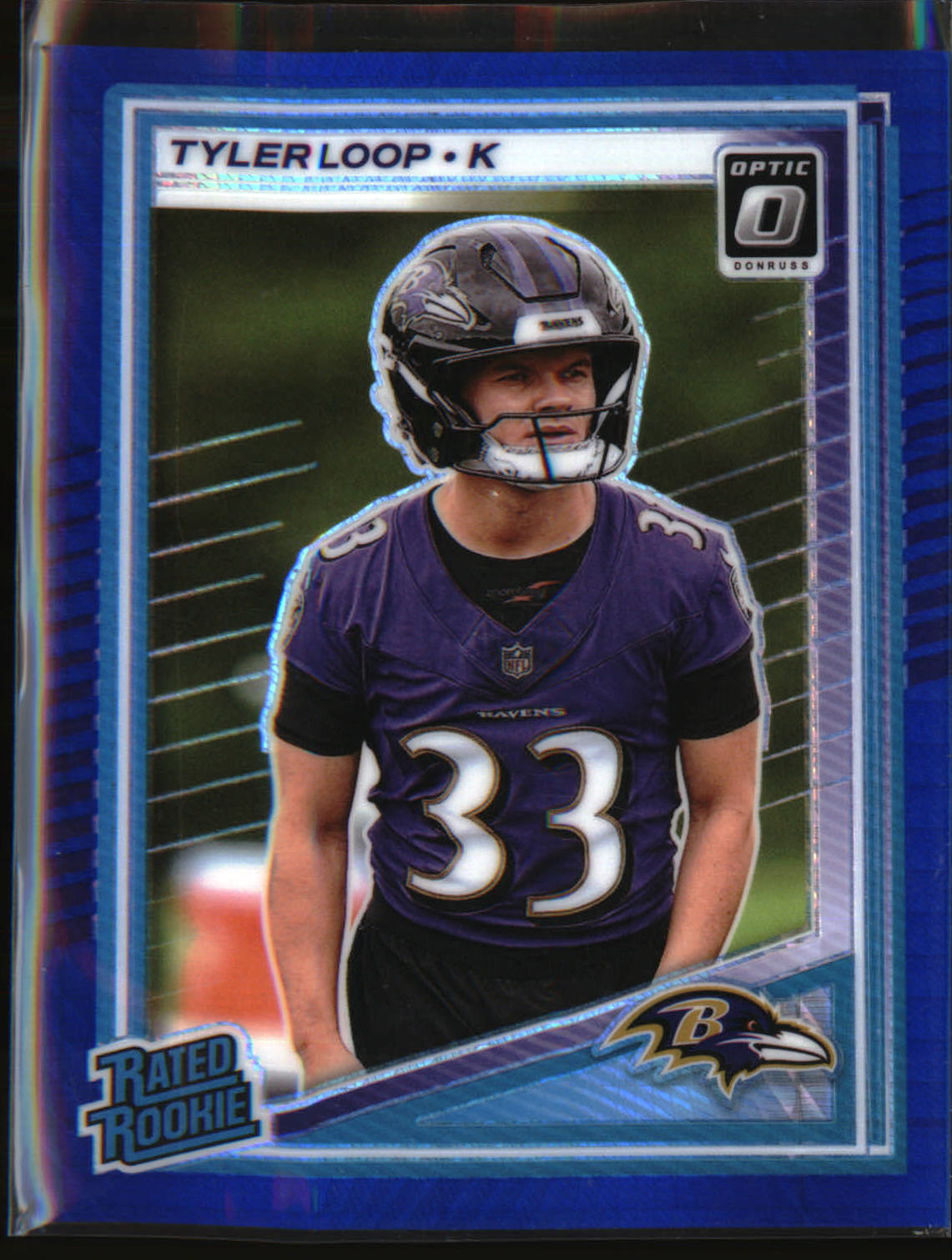 2025 Donruss Optic Blue Hyper #227 Tyler Loop Rookie RC