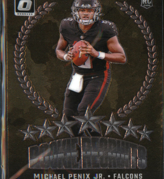 2024 Donruss Optic Rookie Recruits #10 Michael Penix Jr.