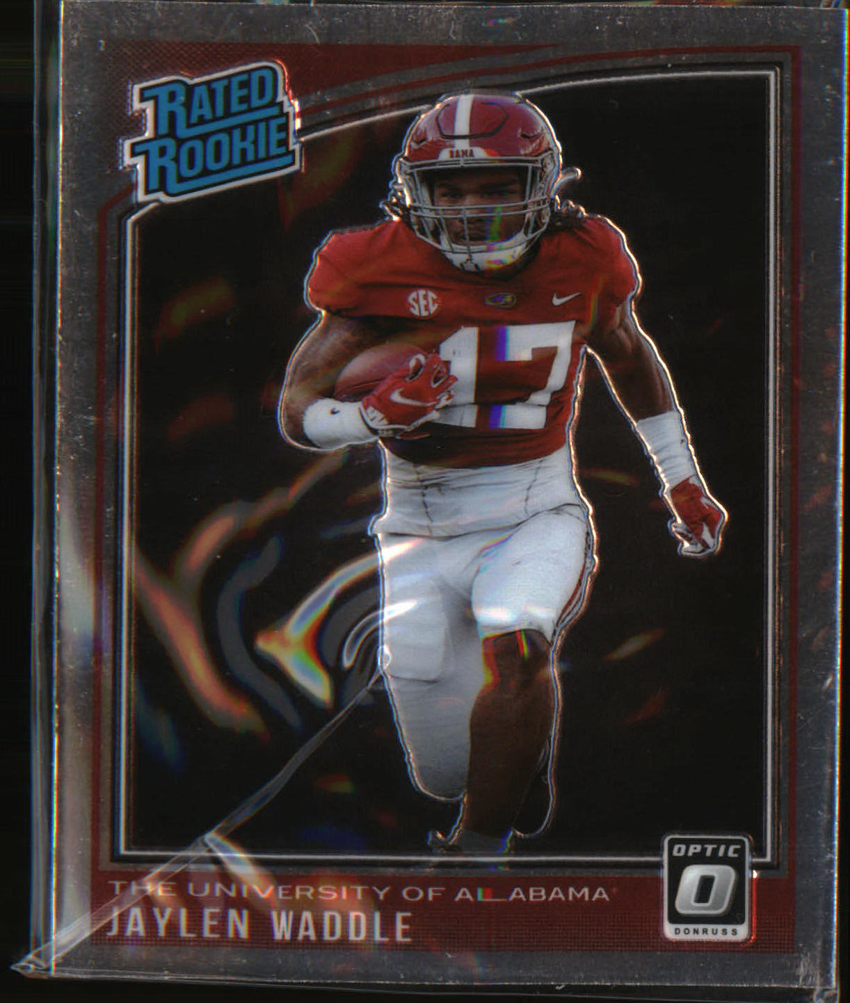 2021 Panini Chronicles Draft Picks Rated Rookie #207 Jaylen Waddle