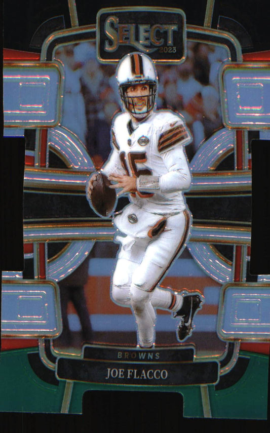 2023 Panini Select Black and Green Prizms Die Cuts #26 Joe Flacco