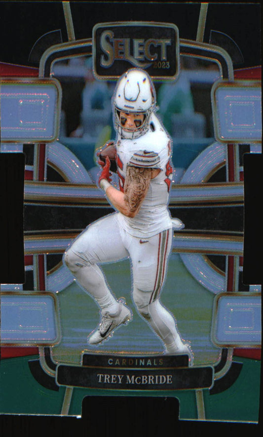 2023 Panini Select Black and Green Prizms Die Cuts #1 Trey McBride