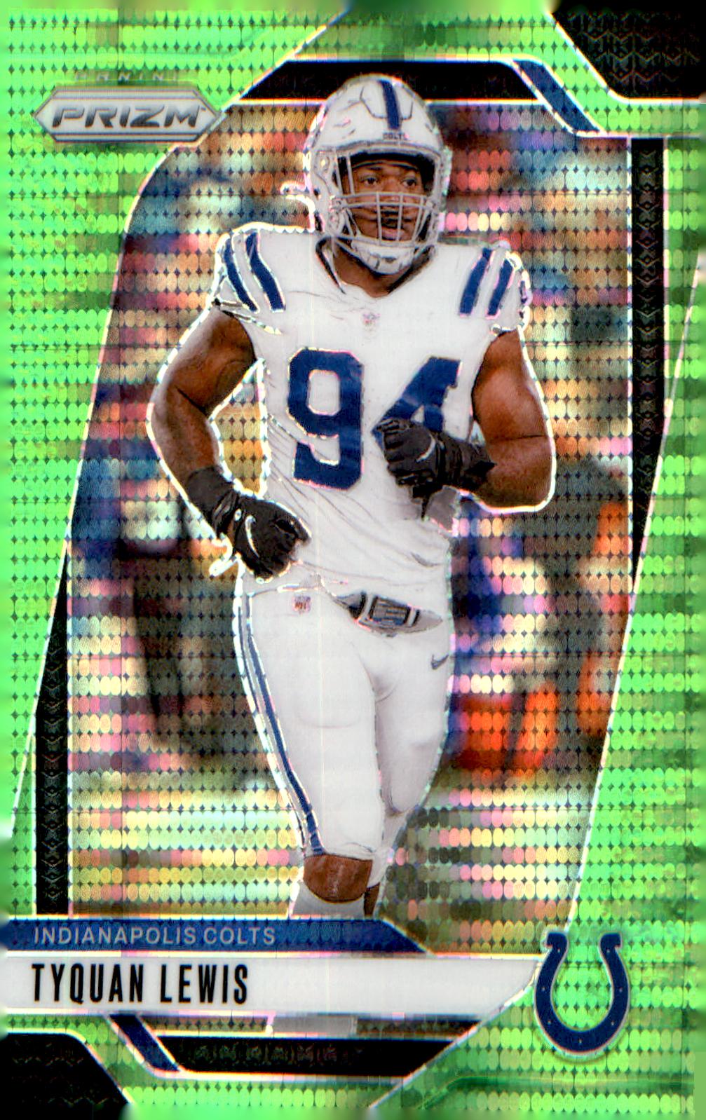 2024 Panini Prizm Neon Green Pulsar #125 Tyquan Lewis