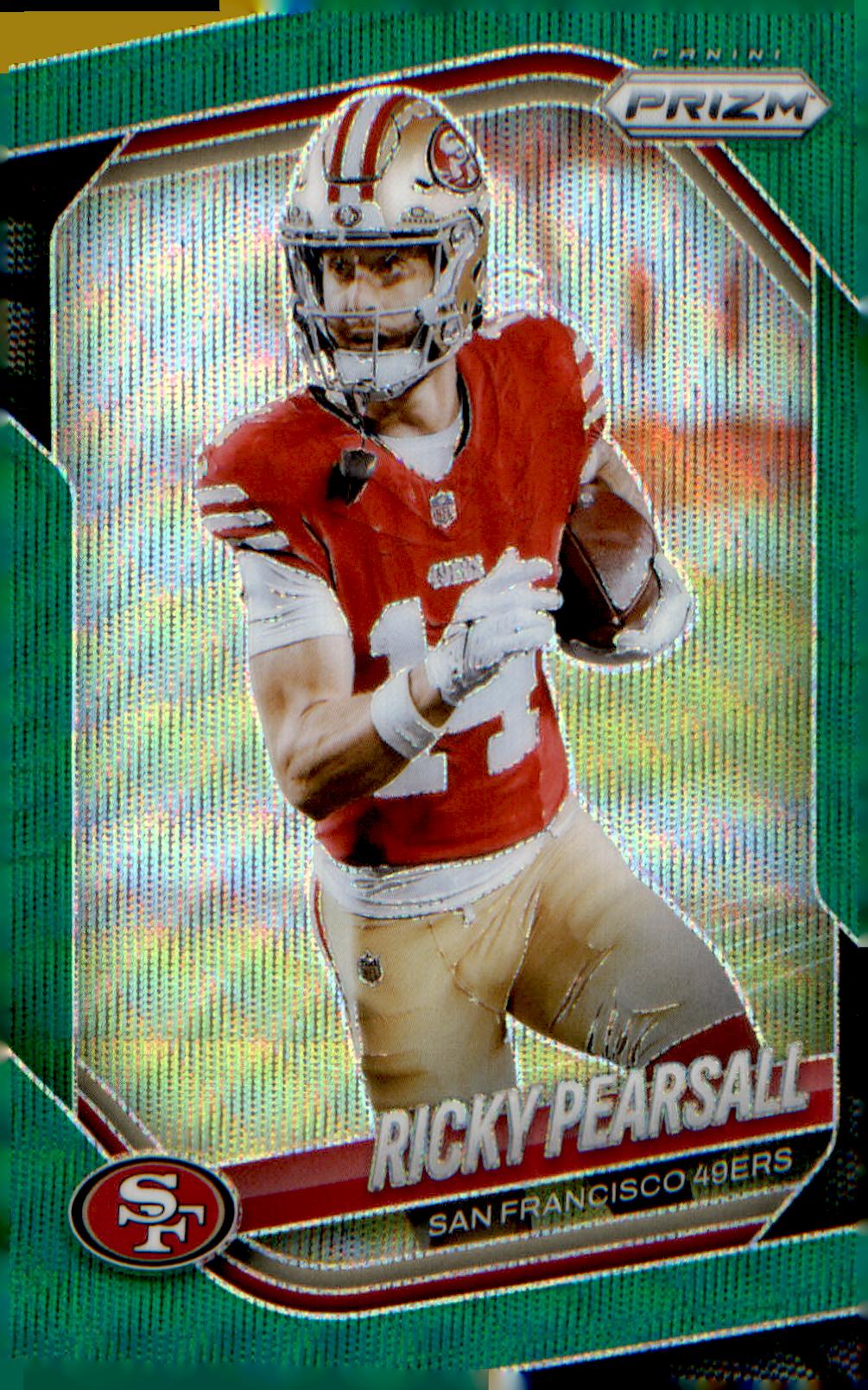 2025 Panini Prizm Green Wave #99 Ricky Pearsall