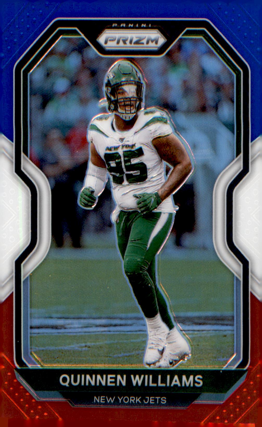 2020 Panini Prizm Prizm Red White and Blue #32 Quinnen Williams