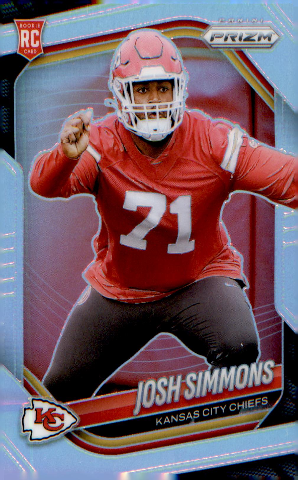 2025 Panini Prizm Silver #337 Josh Simmons