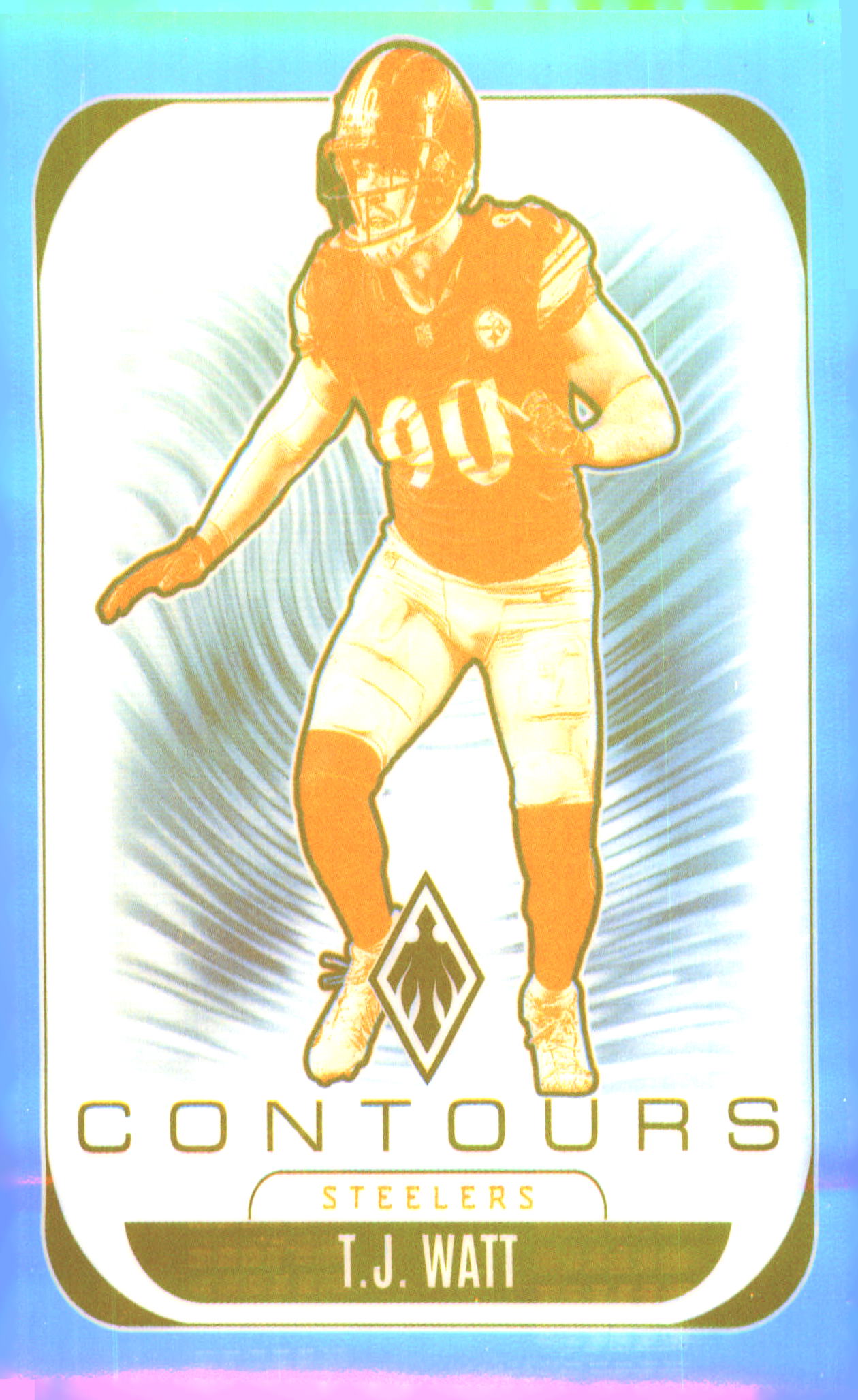 2025 Panini Phoenix Contours #27 T.J. Watt